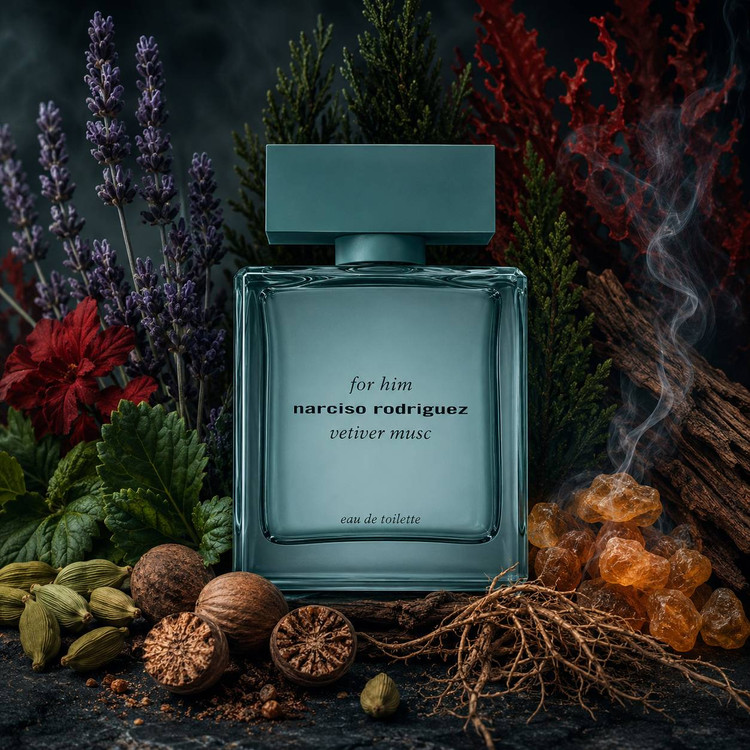 عطر نارسیسو رودریگز فور هیم وتیور مسک | Narciso Rodriguez For Him Vetiver Musc