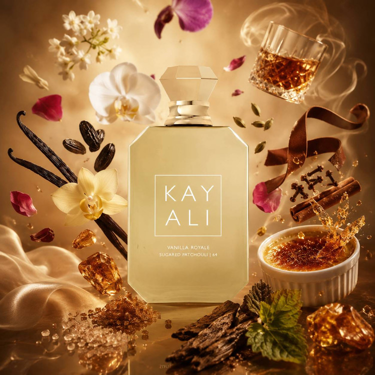 عطر کایالی وانیلا رویال شوگرد پچولی ۶۴ | Kayali Vanilla Royale Sugared Patchouli 64