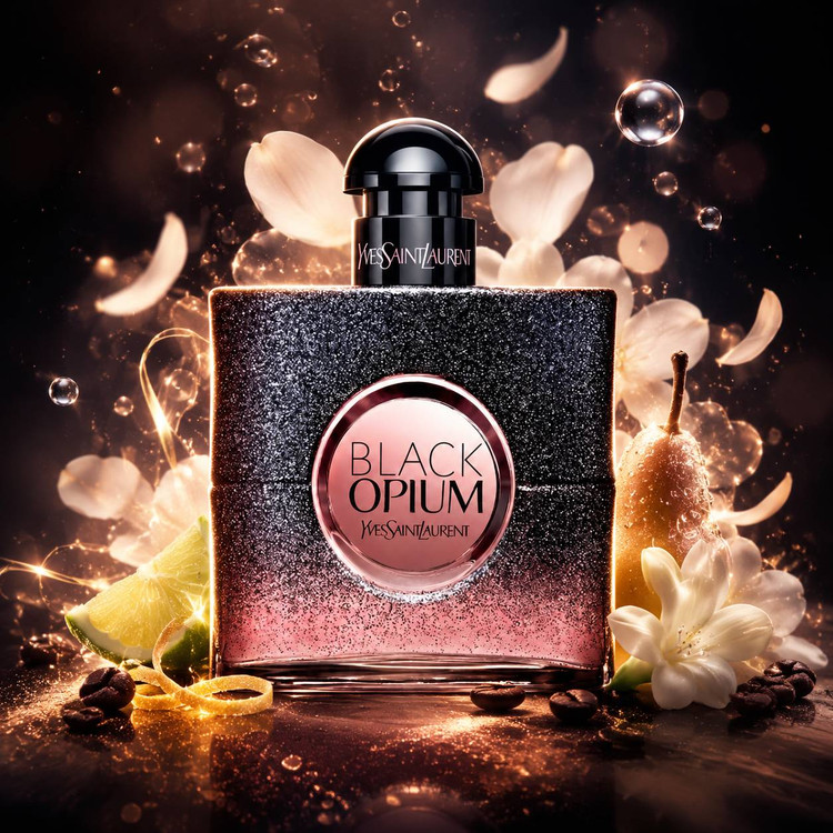 عطر ایوسن لورن بلک اوپیوم فلورال شوک | Yves Saint Laurent Black Opium Floral Shock