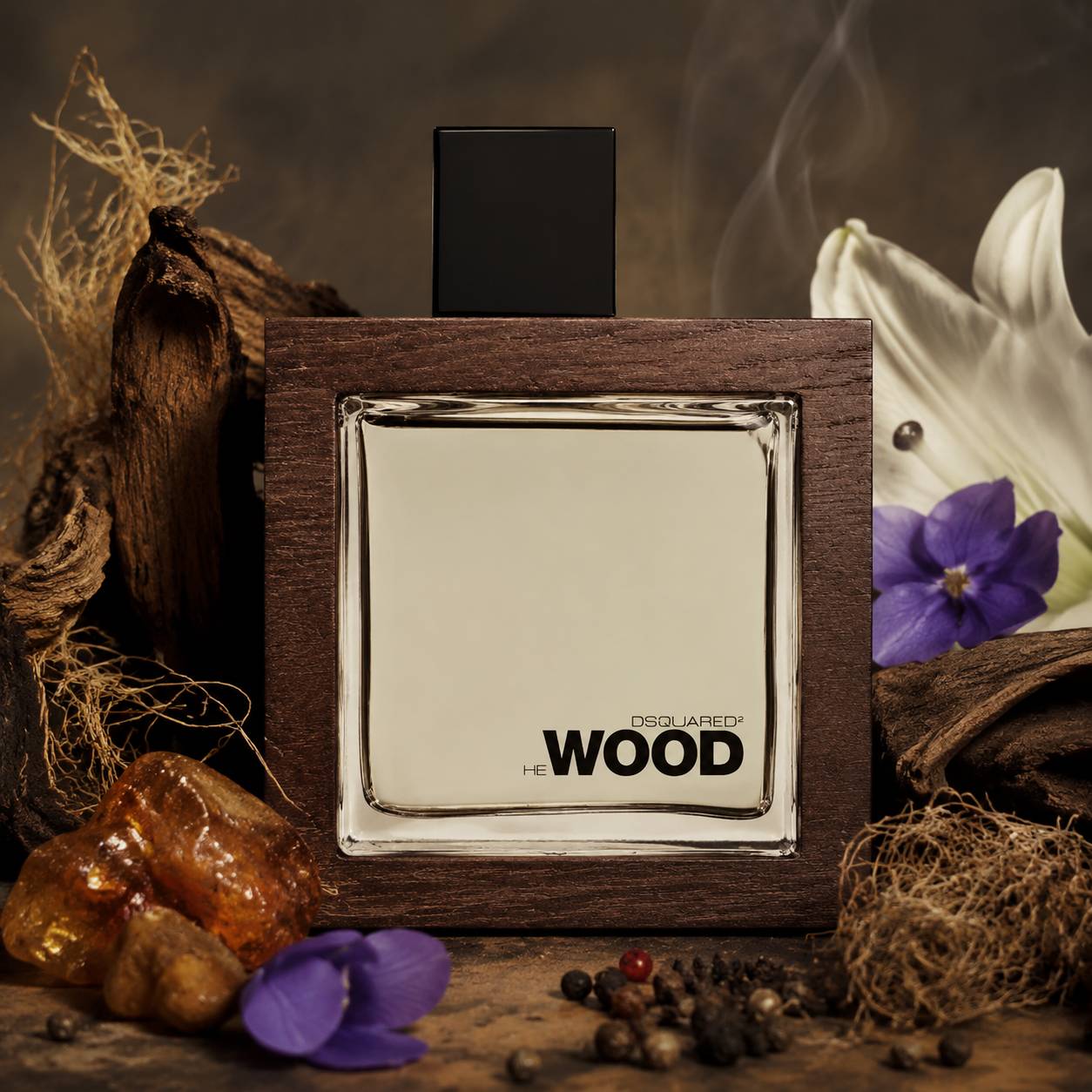 عطر دسکوارد ۲ هی وود راکی مانتین وود (مشکی) | DSQUARED² He Wood Rocky Mountain Wood