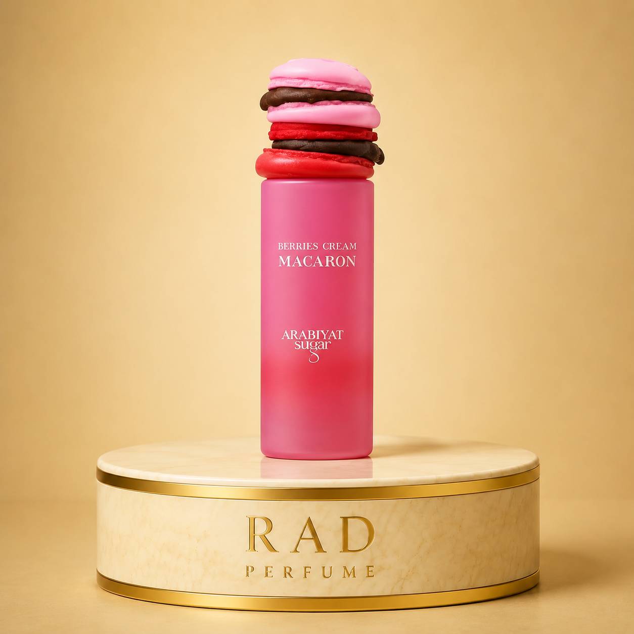 عطر عربیات شوگر بریس کرم ماکارون | Arabiyat Sugar Berries Cream Macaron